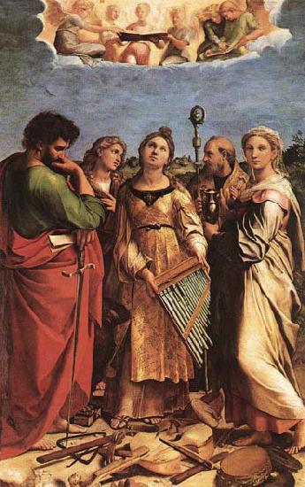 RAFFAELLO Sanzio St Cecilia oil painting image